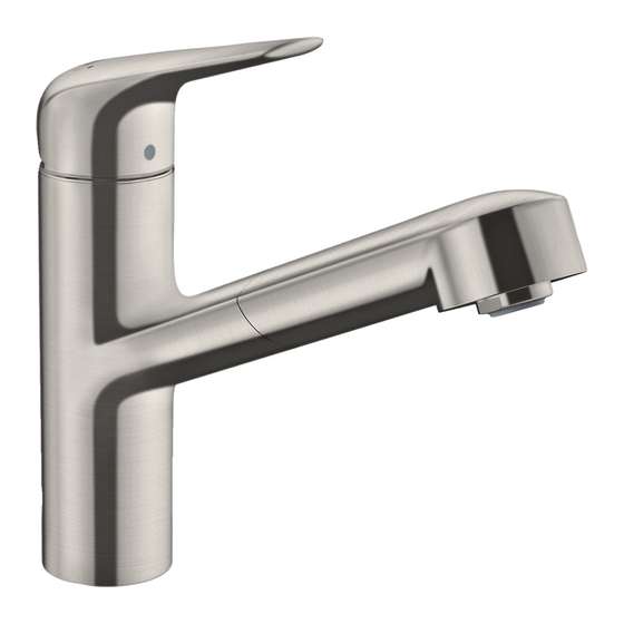 Hansgrohe Focus M42 150 1jet 71814000 Mode D'emploi / Instructions De Montage