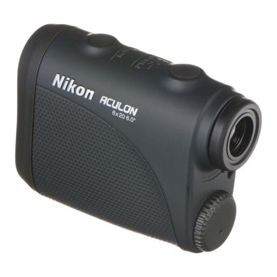 Nikon ACULON Manuel D'utilisation