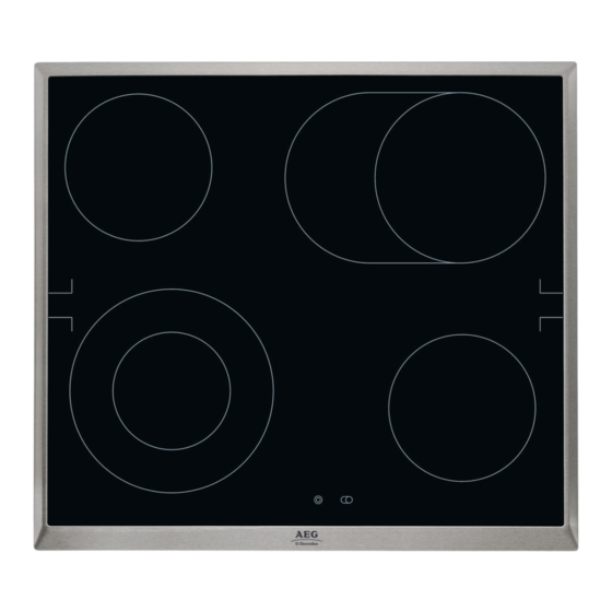 AEG HE604060XB Notice D'utilisation