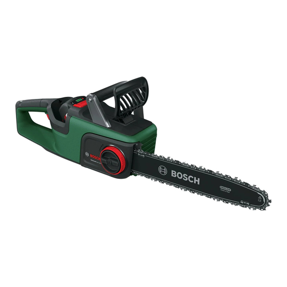 Bosch AdvancedChain 36V-35-40 Notice Originale
