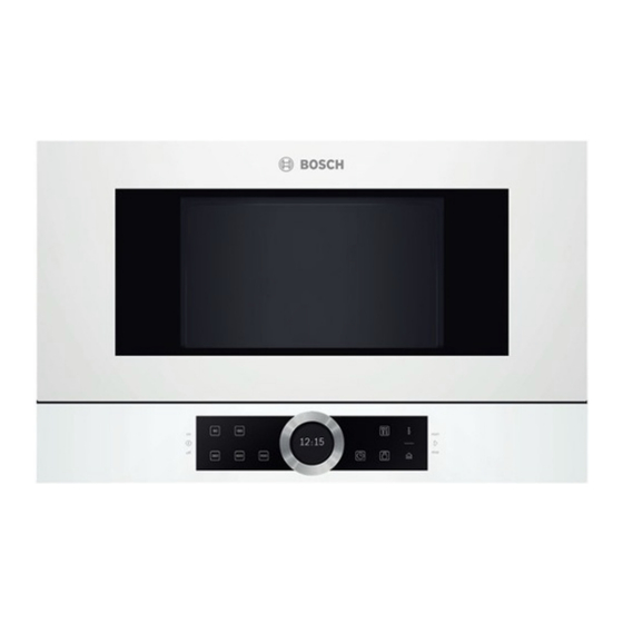 Bosch BFL634G 1 Serie Notice D'utilisation