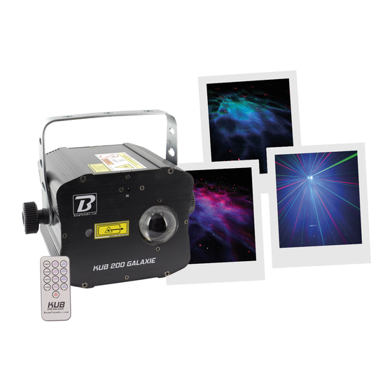 BoomToneDJ KUB 200 GALAXIE Mode D'emploi