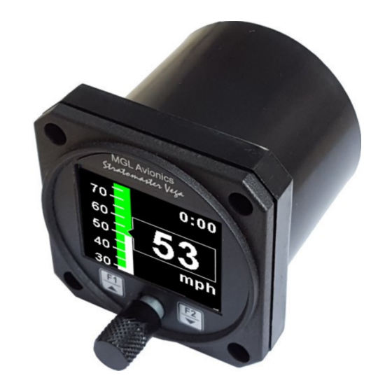 MGL Avionics Stratomaster Vega ASI-4 Manuel D'utilisation