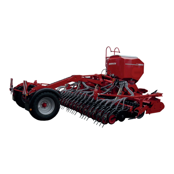 horsch PRONTO 6 KR Manuel D'utilisation