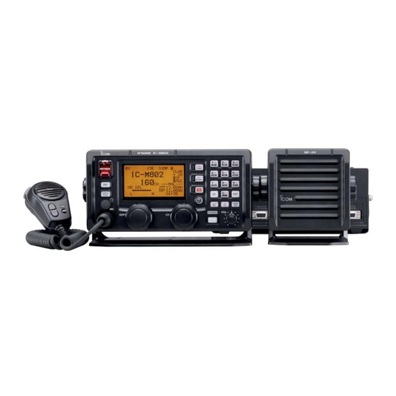 Icom iM802 Manuel D'instructions