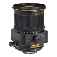 Nikon PC-E NIKKOR 24mm f/3.5D ED Manuel D'utilisation