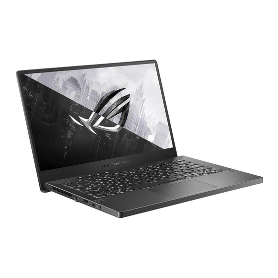 Asus ROG ZEPHYRUS G14-GA401IV-010T Manuel D'utilisation