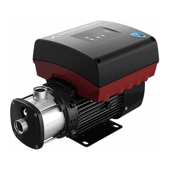 Grundfos CRE Notice D'installation Et De Fonctionnement