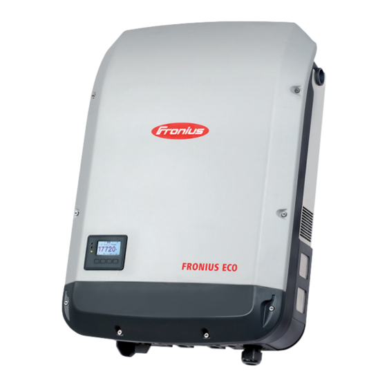 Fronius Eco 25.0-3-S Installation