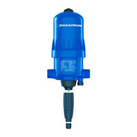 dosatron D 8 RE 2 Manuel D'utilisation