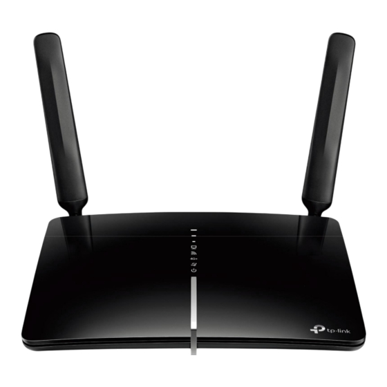 TP-Link Archer MR600 Mode D'emploi