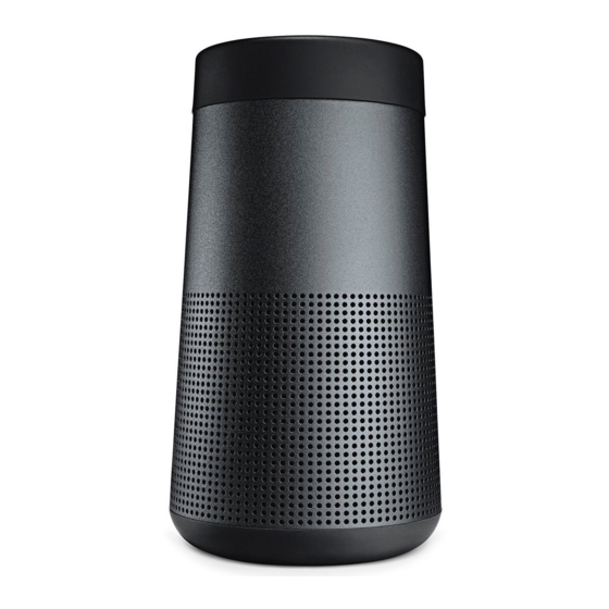 Bose SOUNDLINK REVOLVE Notice D'utilisation