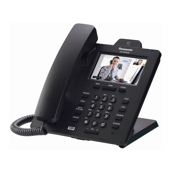 Panasonic KX-HDV430 Guide De Démarrage Rapide