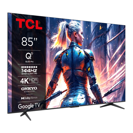 TCL 85C75B Notice D'utilisation