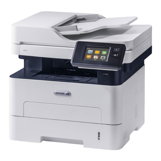 Xerox B215 Guide D'utilisation Rapide