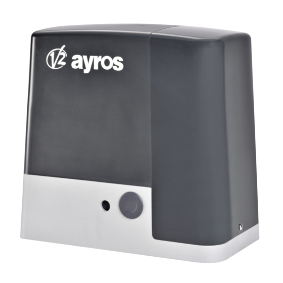 V2 AYROS1500-I Mode D'emploi