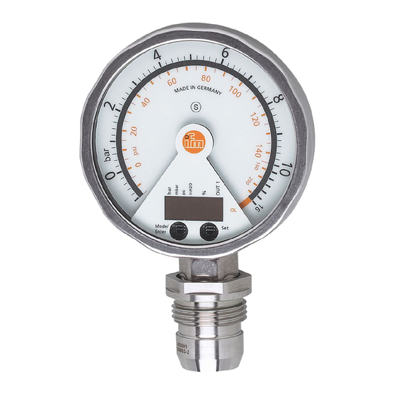 IFM Electronic Efector500 PG28 Serie Notice D'utilisation