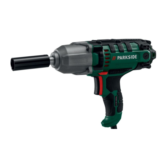 Parkside PDSSE 550 A1 Traduction Des Instructions D'origine