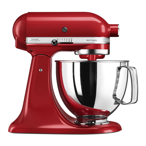 KitchenAid 5KSM125 Mode D'emploi