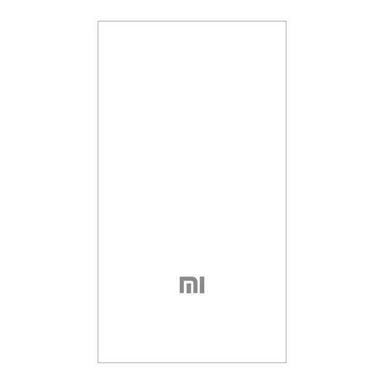 Xiaomi Mi NDY-02-AM Guide D'utilisation