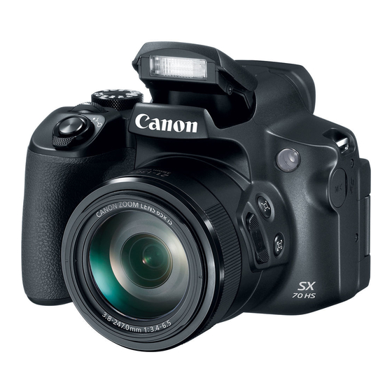 Canon PowerShot SX70 HS Guide D'utilisation