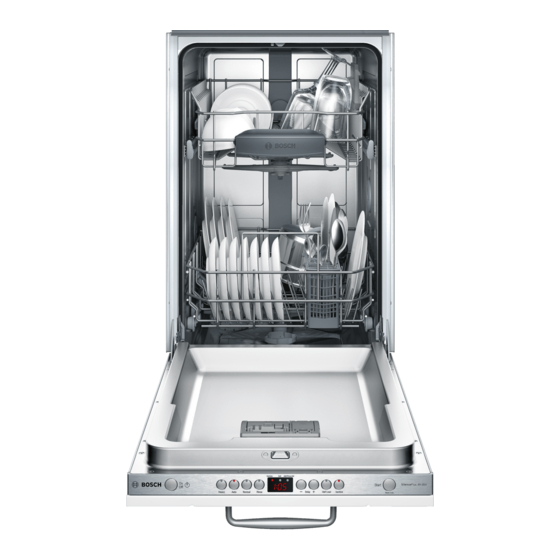 Bosch SPV5ES53UC Notice D'installation