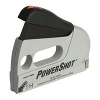 PowerShot HEAVY DUTY Forward Action Staple & Nail Gun Guide D'utilisation