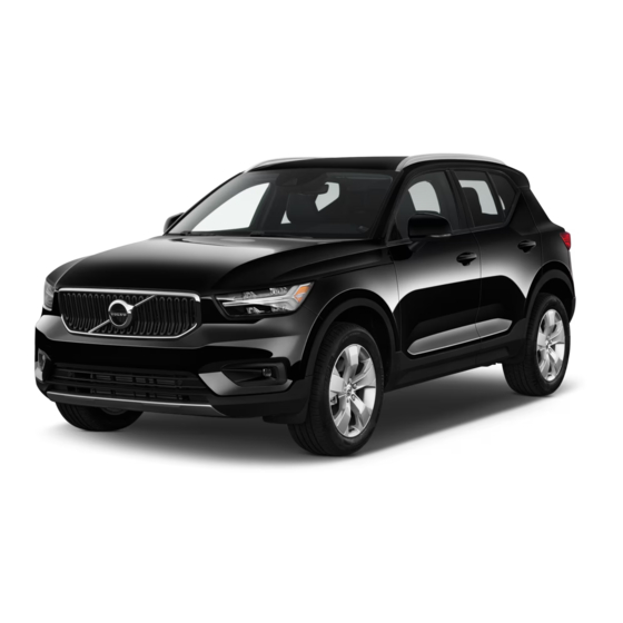 Volvo XC40 2021 Manuels