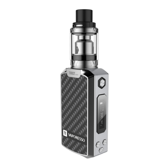 Vaporesso Tarot Nano Mode D'emploi