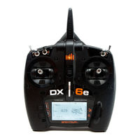 Horizon Hobby Spektrum DX6e Mode D'emploi