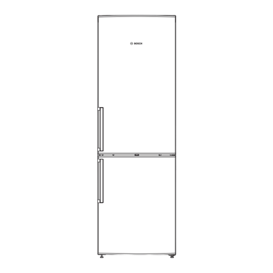 Bosch KGV39X27 Mode D'emploi