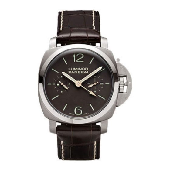 Panerai LA LUMINOR 1950 TITANIUM TOURBILLON GMT Manuels