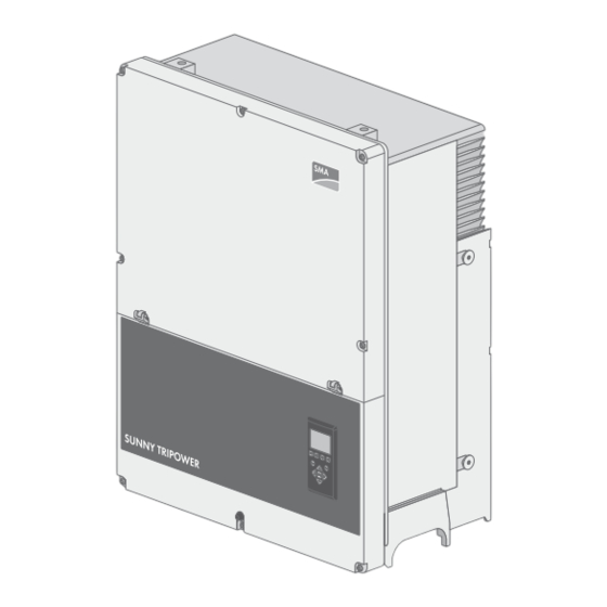 SMA SUNNY TRIPOWER 60 Instructions D'installation