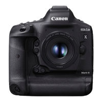Canon EOS-1DX Guide D'utilisation