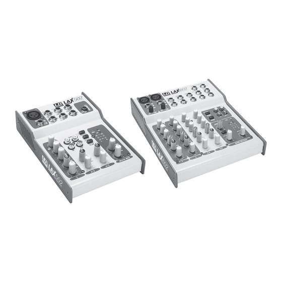 LD Systems Lax 502 Manuel D'utilisation