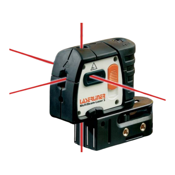 LaserLiner MultiBeam-Laser MBL 5 Mode D'emploi