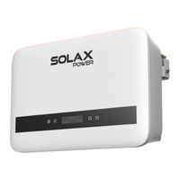 Solax Power X1 Serie Manuel D'utilisation