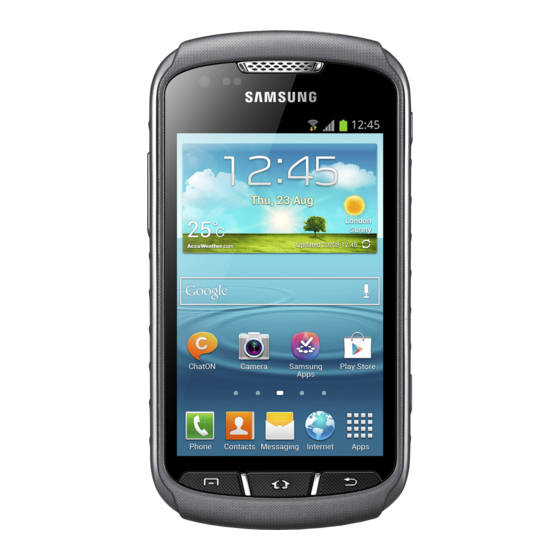 Samsung GT-S7710 Manuels