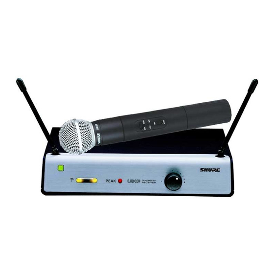 Shure Performance Gear Mode D'emploi