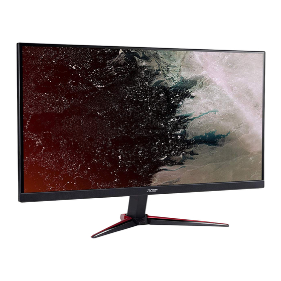 Acer NITRO VG270BMIIX Guide Utilisateur