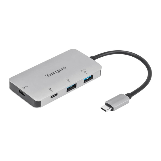 Targus USB-C Guide De L'utilisateur