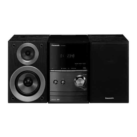 Panasonic SC-PM600 Manuel De L'utilisateur