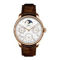 Iwc PORTUGIESER PERPETUAL CALENDAR Mode D'emploi