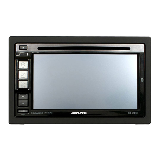 Alpine INE-W940 Manuel De L'utilisateur