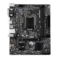 Msi H310M PRO-M2 PLUS Mode D'emploi