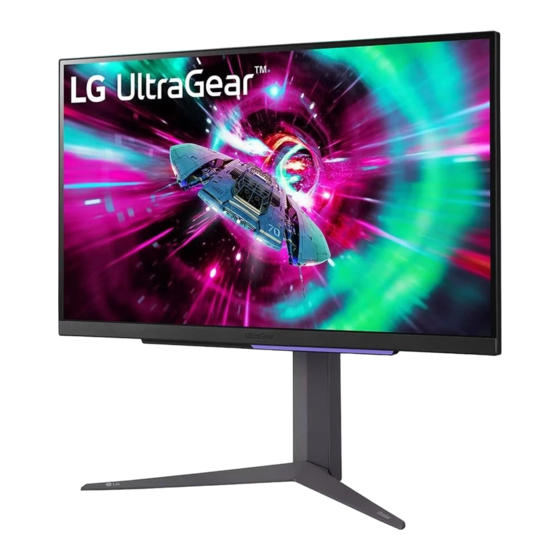 LG UltraGear 27GR93U Guide De Configuration Rapide