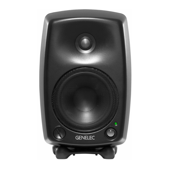 Genelec 8030A Manuel D'utilisation