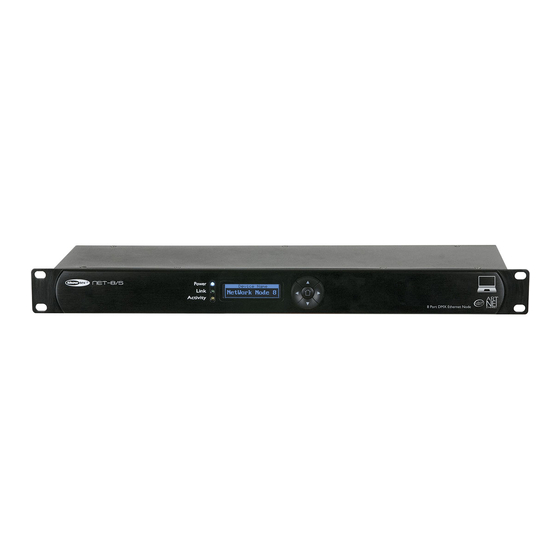 SHOWTEC Net-8/5 Mode D'emploi