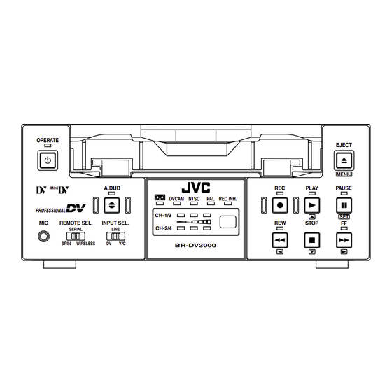 JVC BR-DV3000E Mode D'emploi