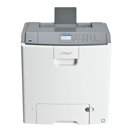 Lexmark C746 Série Guide De L'utilisateur